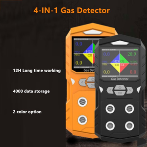 Portable Explosion-Proof O2 H2S CO Gas Leak Alarm Analyzer