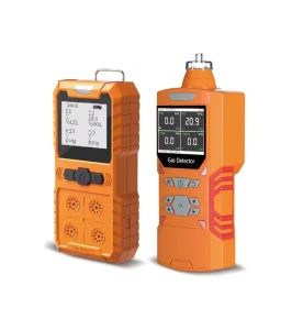 Portable Gas Detector H2S O2 CO LEL Multi Combustible Gas Monitor with Sound Light Vibration Gas Alarm Rechargeable Detector