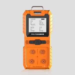 Portable Gas Detector H2S O2 CO and LEL 4 Gas Monitor with Sound Light Vibration Gas Alarm