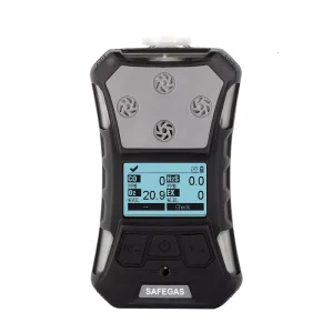 Portable Gas Detector LEL H2S CO O2 4 in 1 Imported Sensor IECEX Explosion Proof Certificated