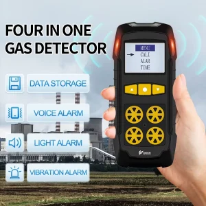 Portable Gas Detector for Industrial Waste Gas and Odor Detection Carbon Monoxide (CO) Gas Detector Exhaust Analyzer CO