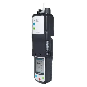 Portable H2S NH3 CO O2 Toxic Gas Monitor and Detector with Sound, Light, and Vibration Alarm
