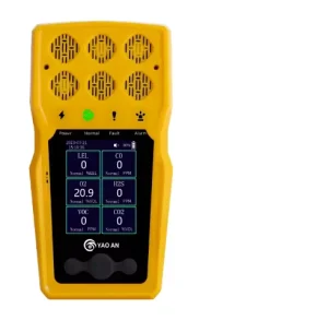 Portable Handheld Gas Detector with Sound Alarm for Hydrogen Sulfide, Flammable, or Toxic Gas Monitoring