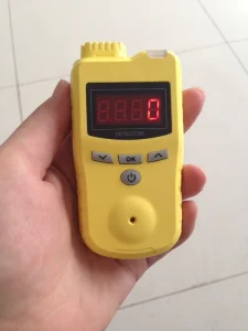 Portable Handheld Methane Gas Leak Detector with Audible and Visual Alarm for Industrial Safety