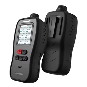 Portable IP67 5 in 1 Multi Gas Detector with LCD Display Active Pump Suction Expert Monitor for Toxic & VOC Substances