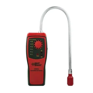 Portable LEL Methane and Combustible Gas Leak Detector with Sound and Light Alarm, Battery Operated