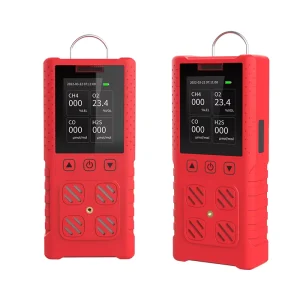 Portable LEL O2 CO H2S 4 in 1 Gas Detector Industrial Combustible Oxygen Carbon Monoxide Hydrogen Sulfide Multi Gas Detector