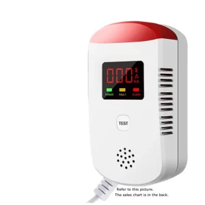 Portable LPG Gas Leak Detector for Home Kitchen Standalone Gas Alarm
