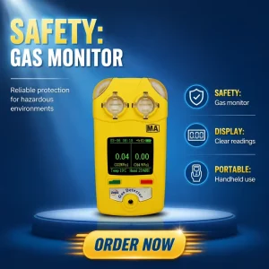 Portable Magnetic Temperature Humidity Monitoring Alarm Lamp Portable CH4 O2 Toxic Gas Analyzer Portable Gas Detector
