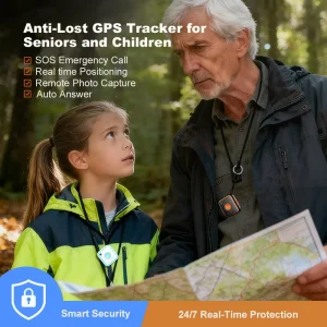 Portable Mini 4G Personal SOS GPS Bracelet Tracker with Fall Detection for Elderly and Kids