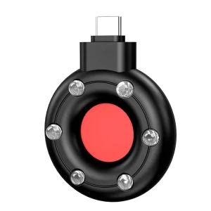 Portable Mini USB Rechargeable Infrared Spy Camera Bug Finder Scanner Device for Home Hotel Office Personal Security Protection