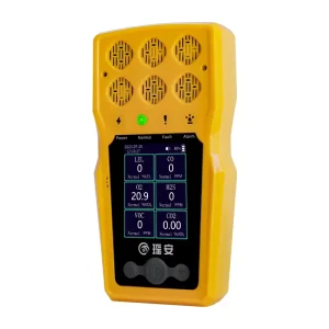 Portable Multi Gas Detector 0-100% LEL Combustible Gas Detection with Audible Alarm