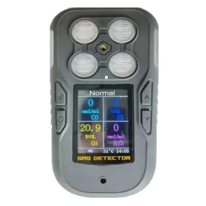 Portable Multi Gas Detector 4 in 1 Alarm Leak Detectors LEL O2 H2S CO CH4 Gas Leak Detector CO2 Gas Analyzers