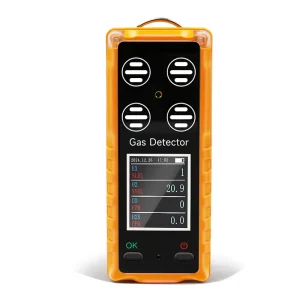 Portable Multi Gas Leak Analyzer for NOx NO2 NO SOX SO2 SO3 H2S Featuring a Comprehensive Alarm Detector
