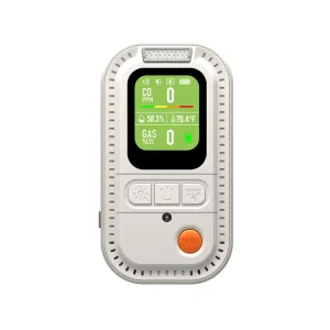 Portable Multi-Gas Leak Detector for Home RV Camping with CO Alarm Temperature Humidity Display