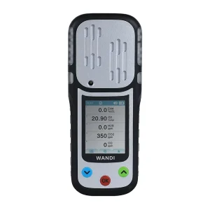 Portable NO2 Gas Detector with Pump Suction Detection and Multi Alarm Modes High Accuracy NO2 Gas Alarm