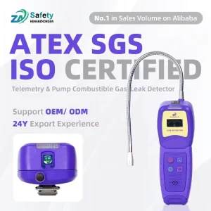 Portable Natural Gas and Propane Leak Detector with RMLD
