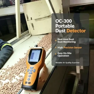 Portable OC 300 Laser Dust Particle Analyzer 0.5μm 10μm IP65 Explosion Proof Air Particle Tester for Environmental Monitoring