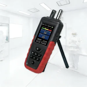 Portable PM2.5 PM10 AQI Monitor for Clean Room 0.3μm 6-Channel Particle Size Laser Air Dust Particle Meter
