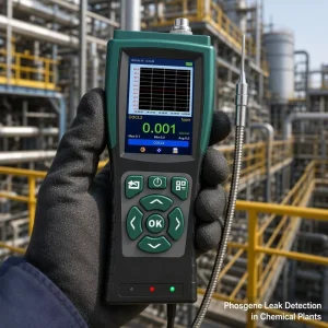 Portable Phosgene Gas Detector COCL2 0-10 PPM Handheld Toxic Gas Analyzer Monitor Pump Type EC Sensor IECEx CE IP66