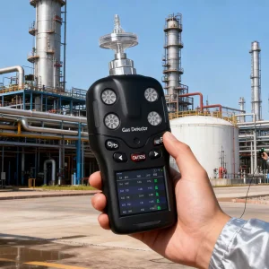 Portable Pump-Suction Diffusion CO CO2 O2 H2S Flammable and Toxic Multi-Gas Detector for Confined Spaces