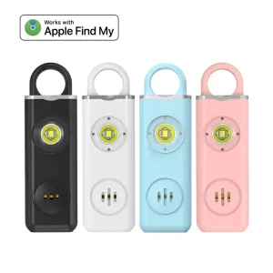 Portable Rechargeable Personal Alarm for Elderly Women Safety Emergency Tracker with AGPS Positioning Self Defense Find My Alarm