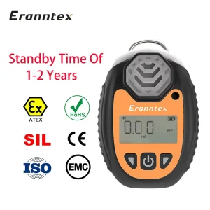 Portable Single Carbon Monoxide Gas Detector with Sound Light Alarm High Accuracy for CO Gas Monitoring