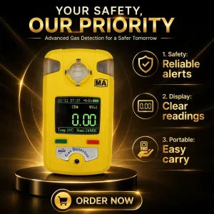 Portable Single Gas Model with Waterproof Feature Gas Detector Alarm LPG Gas Leak Detector
