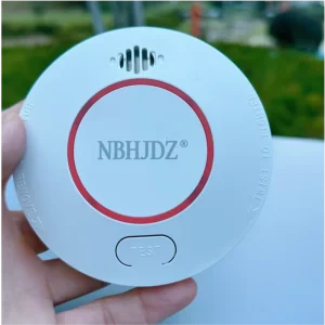 Portable Smart Home Fire and Smoke Detector Wireless Built-In Lithium Battery ABS Plastic for Home Alarm Systems