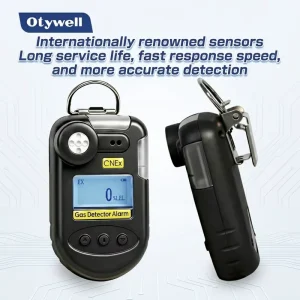 Portable Toxic Gas Monitor Combustible Gas Detector With Display For Atex SO2 NO EX H2S Precision Single Gas Detector