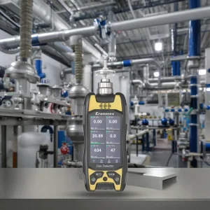 Portable VOC Gas Detector and Handheld TVOC Analyzer with Photoionization PID Sensor, Industrial Safety, 3.5-inch Touchscreen