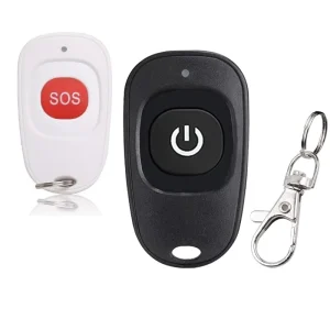 Portable Waterproof Home Emergency Alarm Call Device Elderly SOS Key Watch Strap Wireless Remote Control Made of Durable Metal