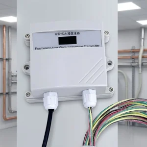 Positioning Leak Transmitter Water Leakage Detector RS485 Modbus RTU OLED Display Relay Alarm Wall Mount