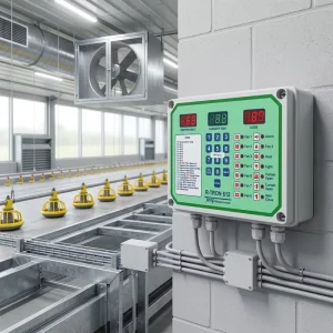 Poultry Farm Automatic Ventilation Heating Cooling Humidity Climate Controller 313