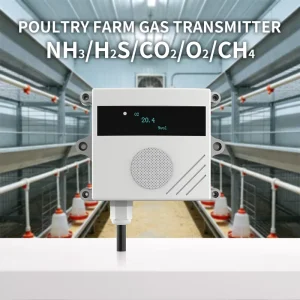 Poultry Farm CH4 CO2 O2 NH3 H2S Gas Sensor Detector and Transmitter