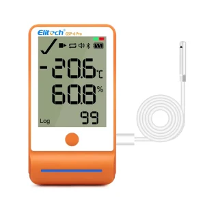 Professional Temperature and Humidity Data Logger with Bluetooth