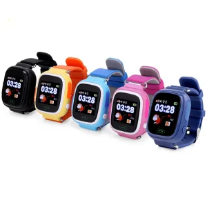 Q90 Smartwatch SOS Call GPS Wi-Fi Location Tracker Anti-Loss Alarm Reminder Monitor for Kids