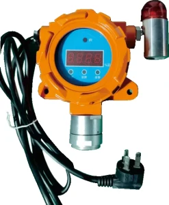 QD6310 Industrial Fixed Gas Detector with Dual-Level Alarm, Single-Point Calibration, IP65 Rating, and Temperature Monitoring
