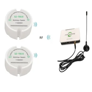 RF 433MHz Temperature and Humidity Sensor with Gateway for Wireless Warehouse Monitoring