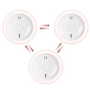 RF433 Wireless Interconnected Smoke Detector Alarm ANKA AJ 762SI4 EN14604 AS3786 Standard Photoelectric Sensor 10 Year Battery