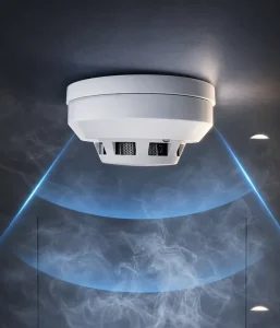 RS485 Smoke and Temperature Alarm Detector Smoke and Temperature Integrated Sensor Fire Alarm Detector