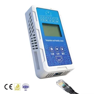 RS485 Temperature and Humidity Sensor with RJ45 Port, Magnetic Mount, for Data Center Cabinet Power and Environment Monitoring