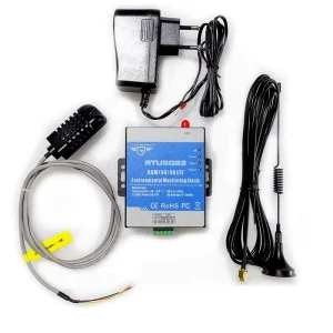 RTU5023 2G/4G GSM Relay Temperature Humidity Environment Alarm with Power Loss Alert and Remote Monitoring Switch Controller