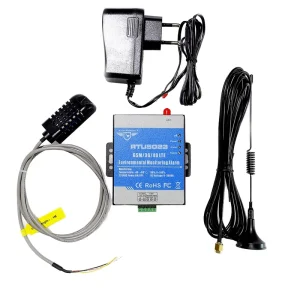 RTU5023 GSM 4G Remote Monitor Alarm System Motion Sensor AC DC Power Loss Alert Supports Timer Tuya Smart APP Reporting ABS