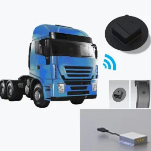 Real Time GPS Truck Tire Pressure Monitoring System with 5V Diagnostic Tool 1 Year Battery Tester Alert Features