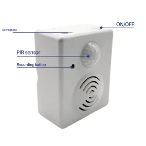Recordable Voice Box Motion Sensor Alarm with PIR Sensor for Store and Supermarket Security