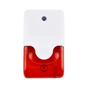 Red Flashing Mini Strobe Siren Alarm for Indoor Installation