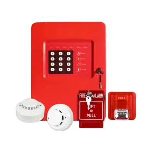 Red Single- or Dual-Action Metal Manual Pull Station, Model FA-519, for Fire Alarm System