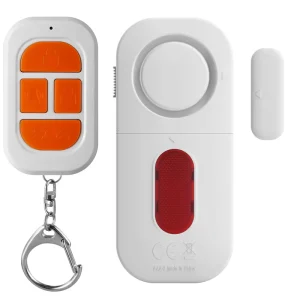 Remote Control ABS Door Window Security Alarm with SOS Function 125dB 10-20m Detection Range