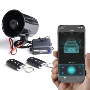 Remote Control Car Alarm System Phone APP BT Smart Car Alarm Anti Theft and Remote Start Car Alarm System